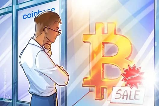Bitcoin Trading at a 'Discount' on Coinbase: Is a Move to $76K Next for BTC?