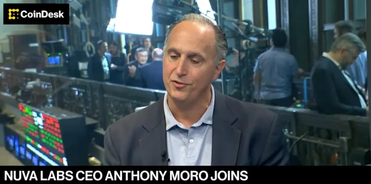 Former BNY exec Anthony Moro bets tokenization will remake Wall Street