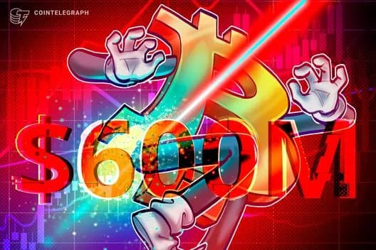 Over $600M in Bitcoin Longs Liquidated As BTC Price Nears $60K