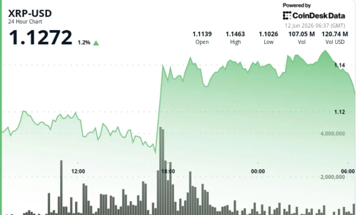 XRP price news: Ripple-linked token jumps 3% as resistance test looms