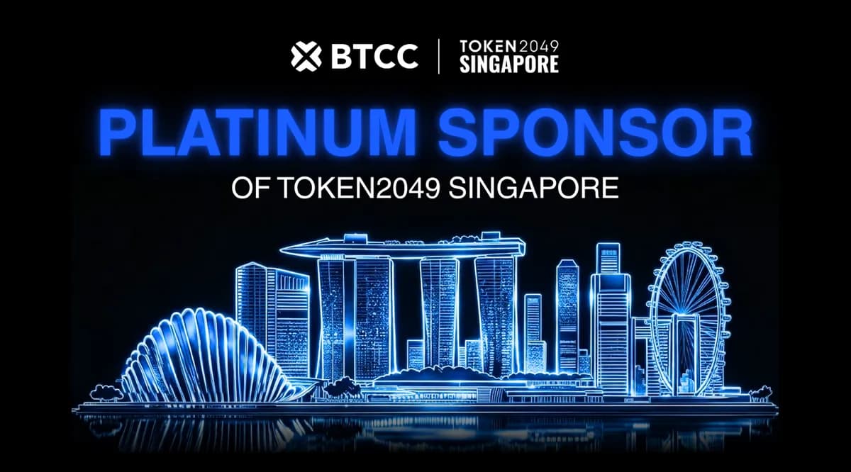 BTCC Exchange Announces Platinum Sponsorship of TOKEN2049 Singapore and Launches “0-Barrier Trading” Flagship Theme