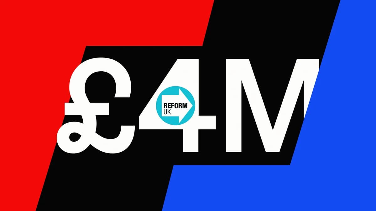 BitMEX founder Ben Delo gives UK’s Reform Party another £4M