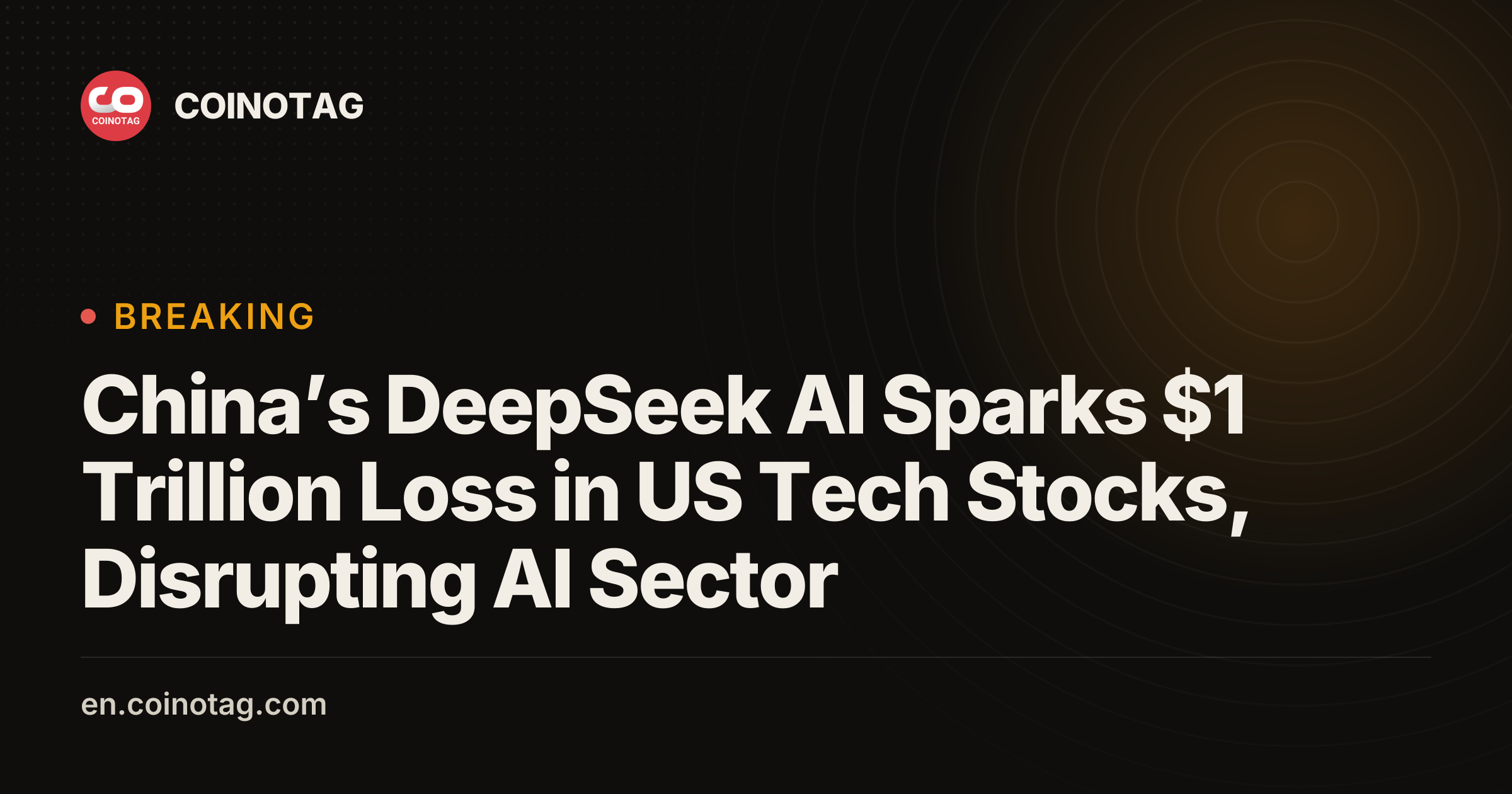 China’s DeepSeek AI Sparks $1 Trillion Loss in US Tech Stocks ...