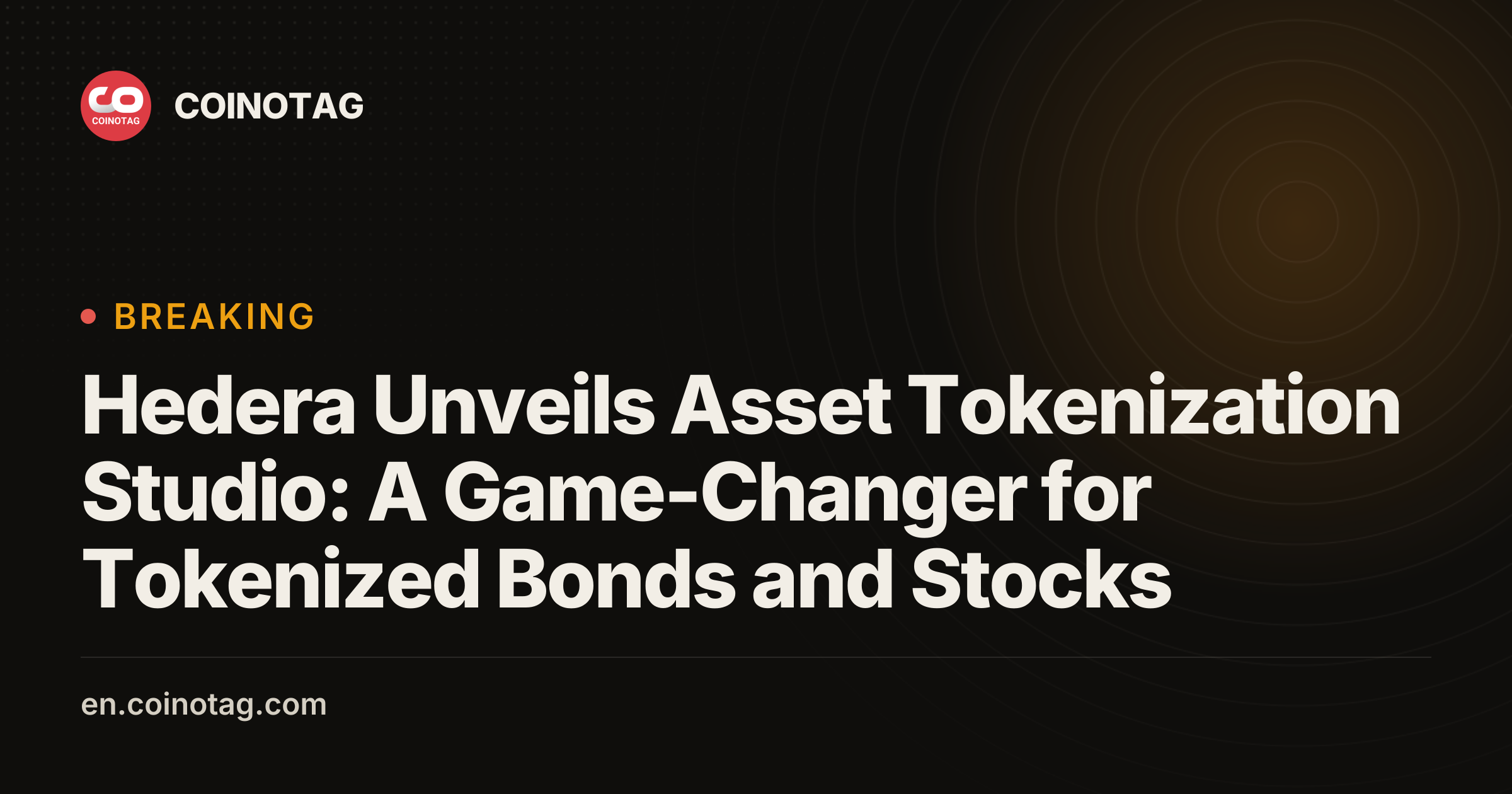 Hedera Unveils Asset Tokenization Studio: A Game-Changer for Tokenized ...