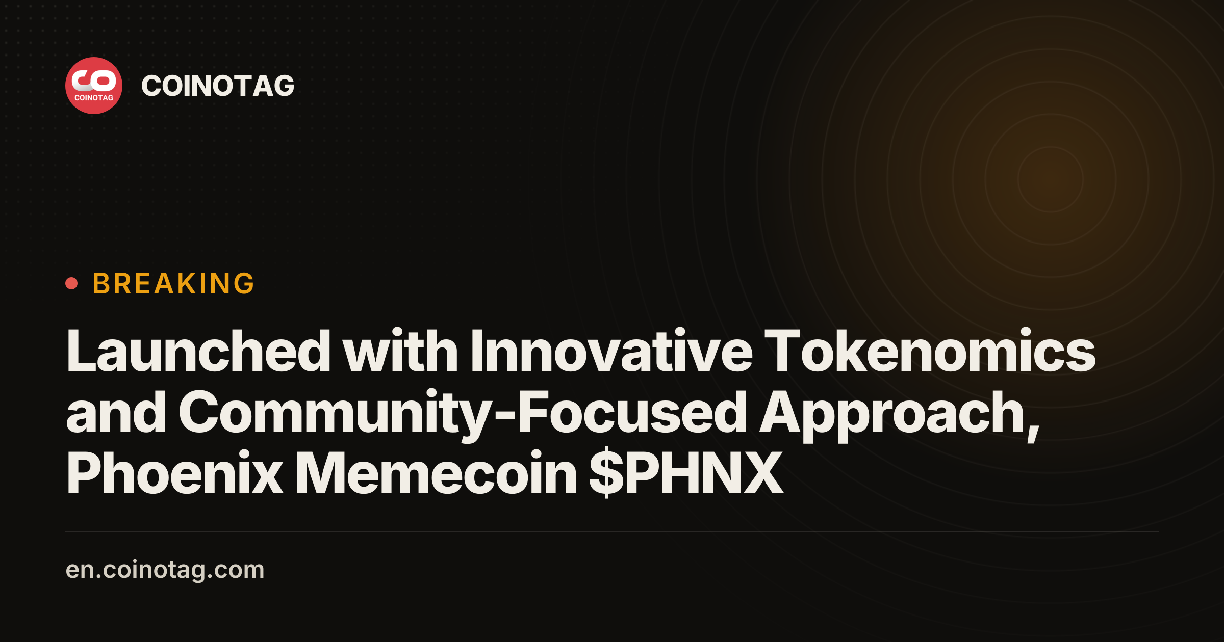 Launched with Innovative Tokenomics and Community-Focused Approach ...