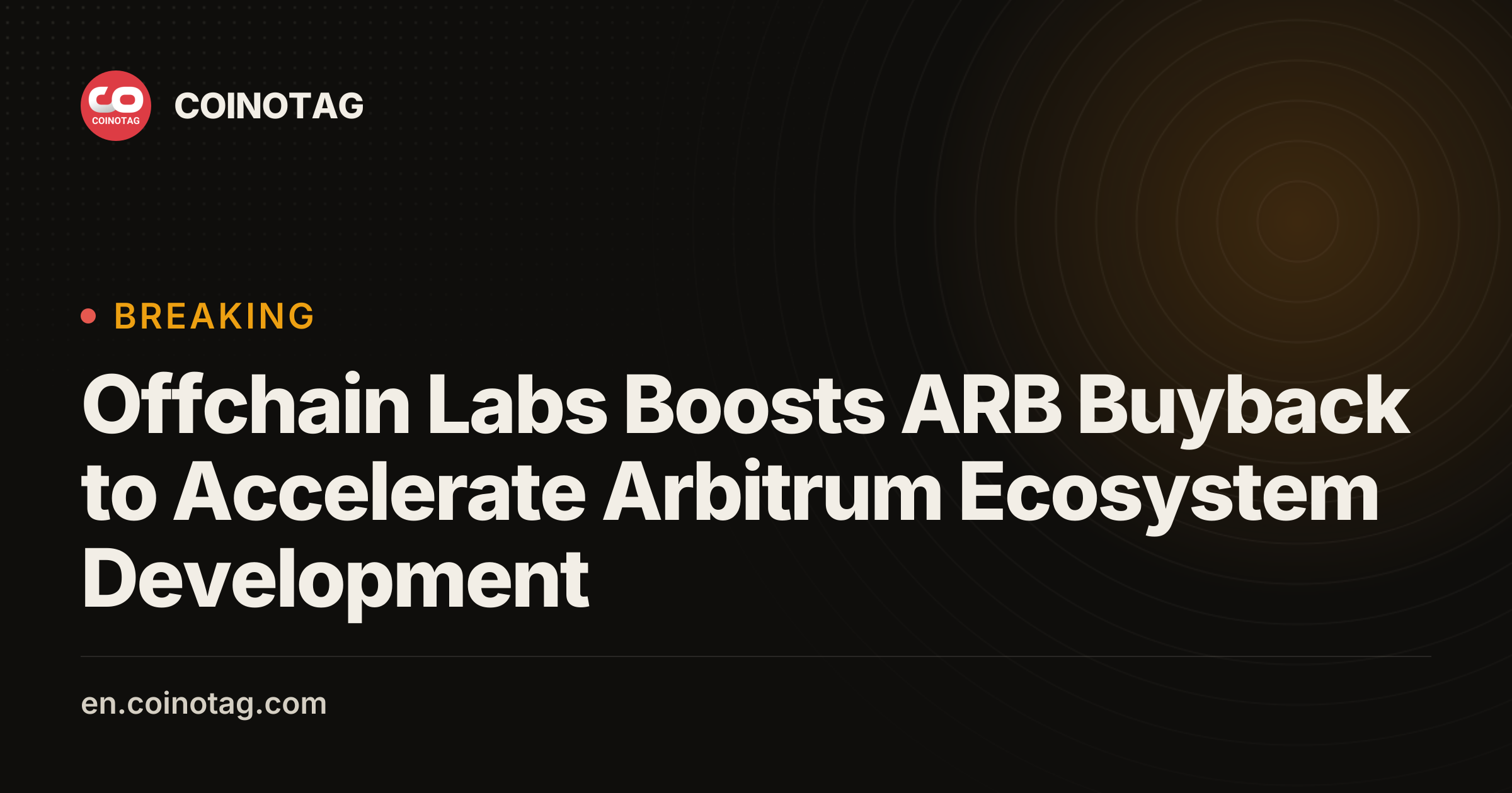 Offchain Labs Boosts ARB Buyback to Accelerate Arbitrum Ecosystem ...