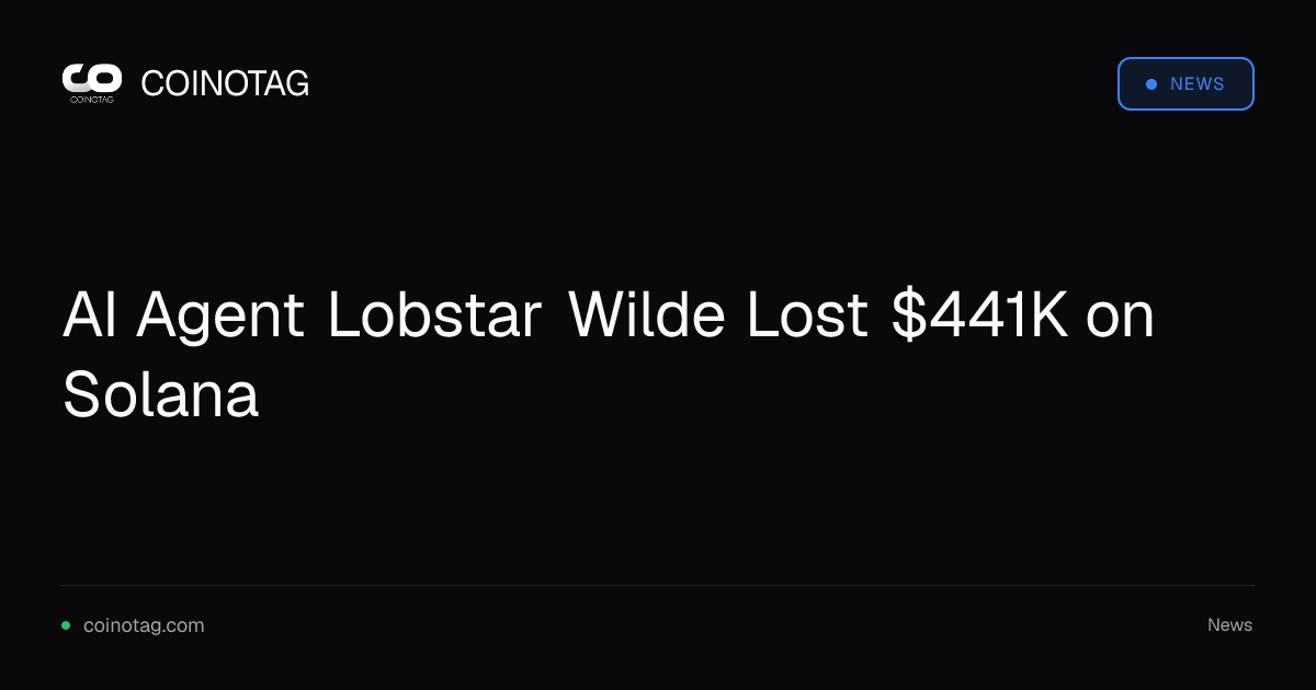 AI Agent Lobstar Wilde Lost $441K on Solana