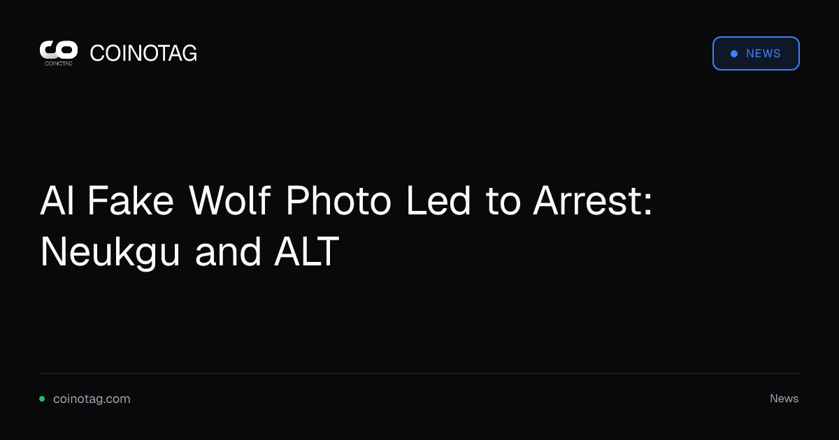 AI Fake Wolf Photo Led to Arrest: Neukgu and ALT