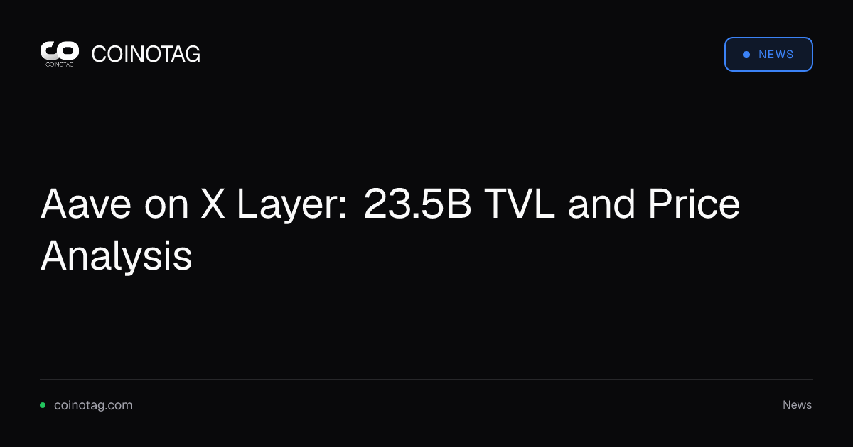 Aave on X Layer: 23.5B TVL and Price Analysis