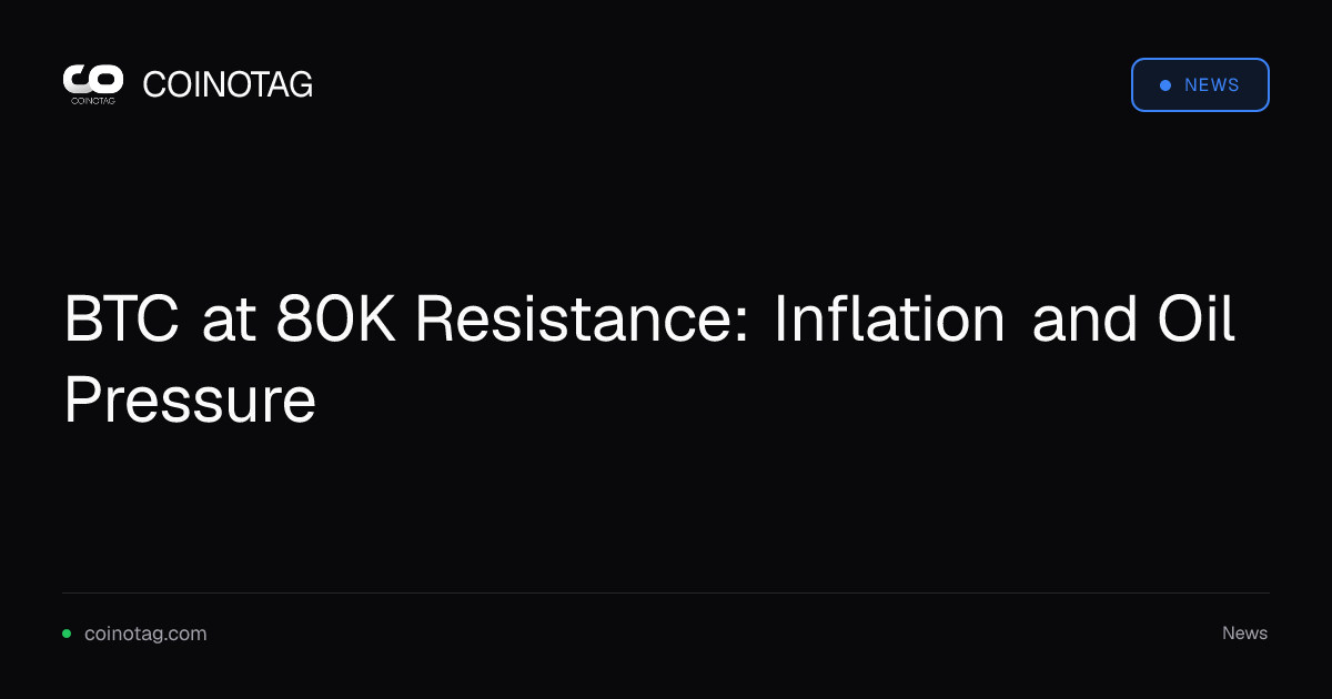 BTC at 80K Resistance: Inflation and Oil Pressure