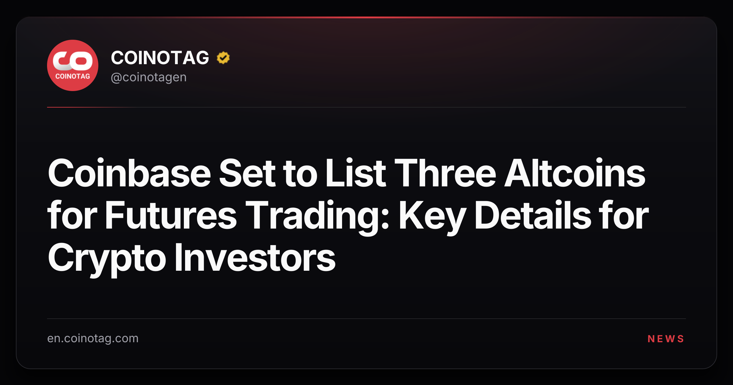 Coinbase Set to List Three Altcoins for Futures Trading: Key Details for Crypto Investors