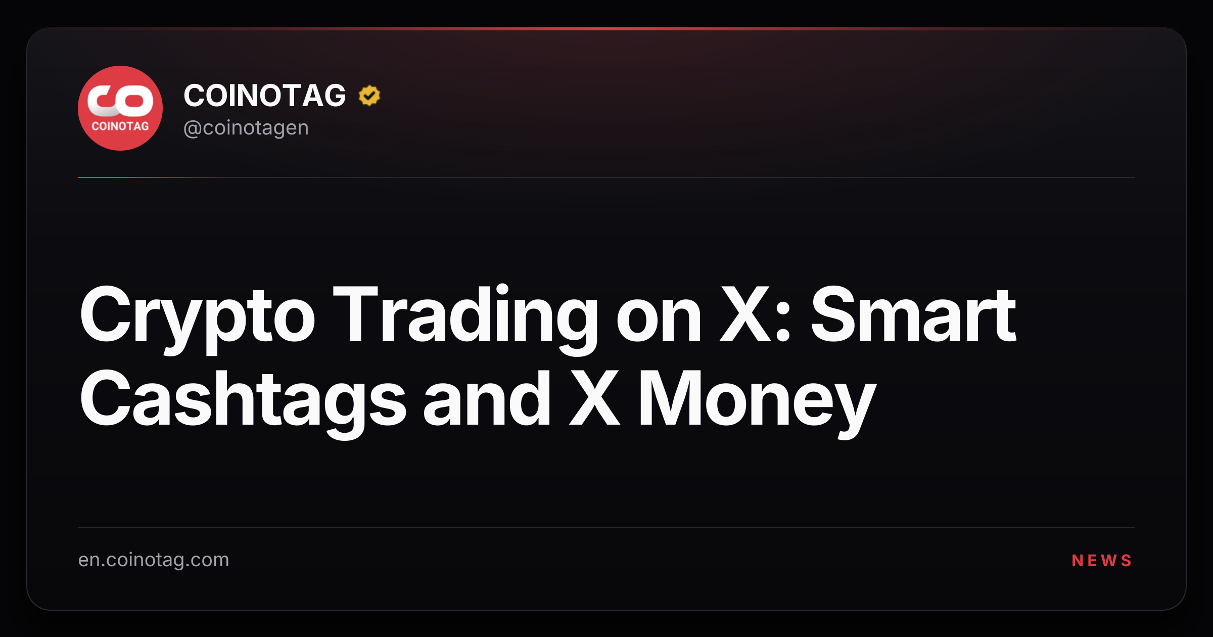 Crypto Trading on X: Smart Cashtags and X Money