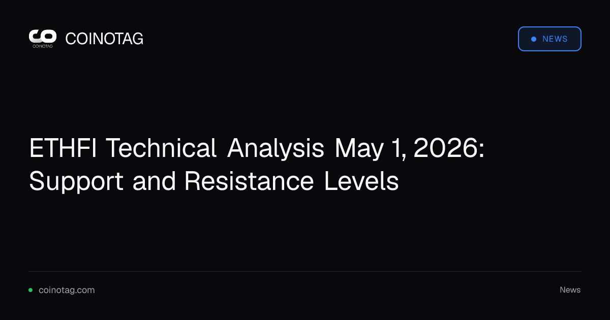 ETHFI Technical Analysis May 1, 2026: Support and Resistance Levels