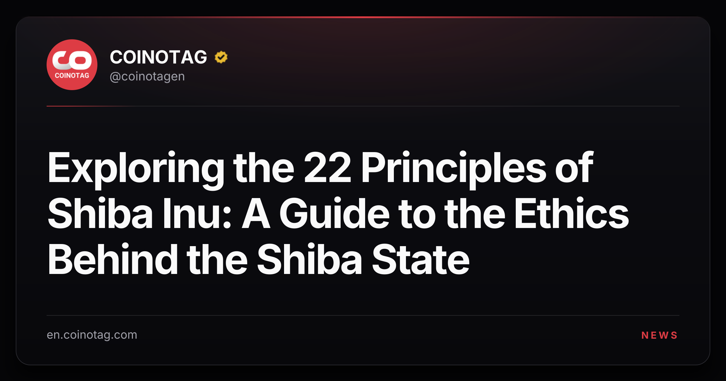 Exploring the 22 Principles of Shiba Inu: A Guide to the Ethics Behind the Shiba State