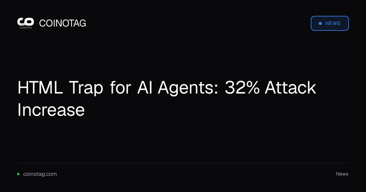 HTML Trap for AI Agents: 32% Attack Increase