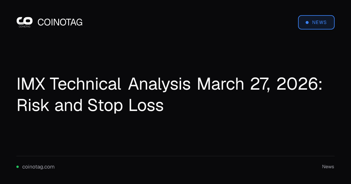 IMX Technical Analysis March 27, 2026: Risk and Stop Loss