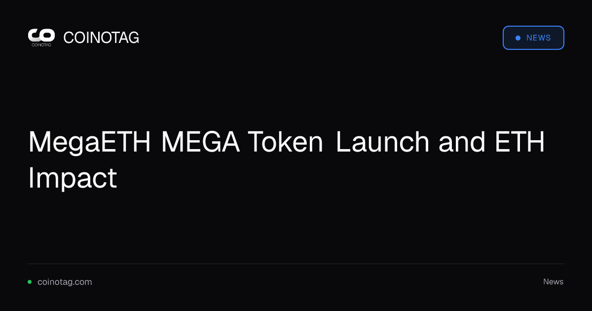 MegaETH MEGA Token Launch and ETH Impact