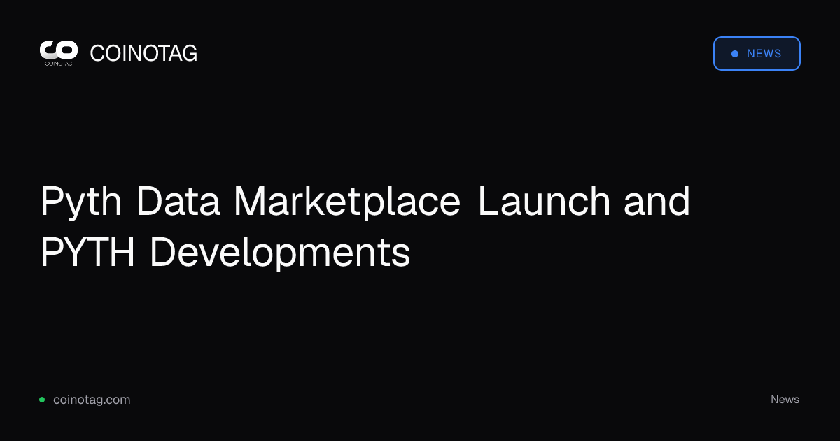 Pyth Data Marketplace Launch and PYTH Developments