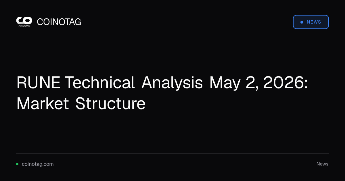 RUNE Technical Analysis May 2, 2026: Market Structure
