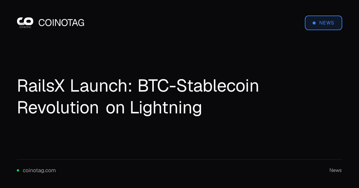 RailsX Launch: BTC-Stablecoin Revolution on Lightning