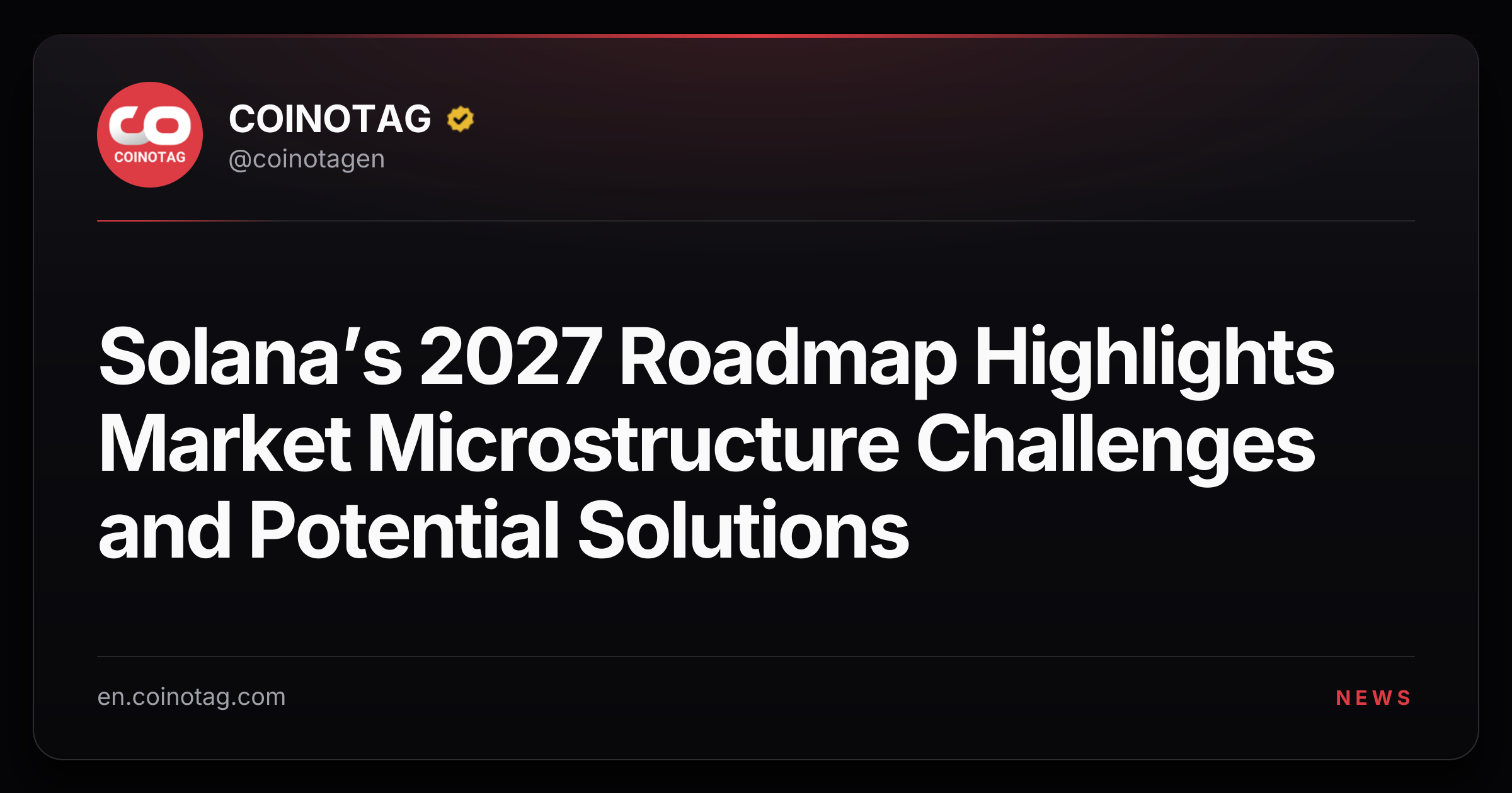 Solana’s 2027 Roadmap Highlights Market Microstructure Challenges and Potential Solutions