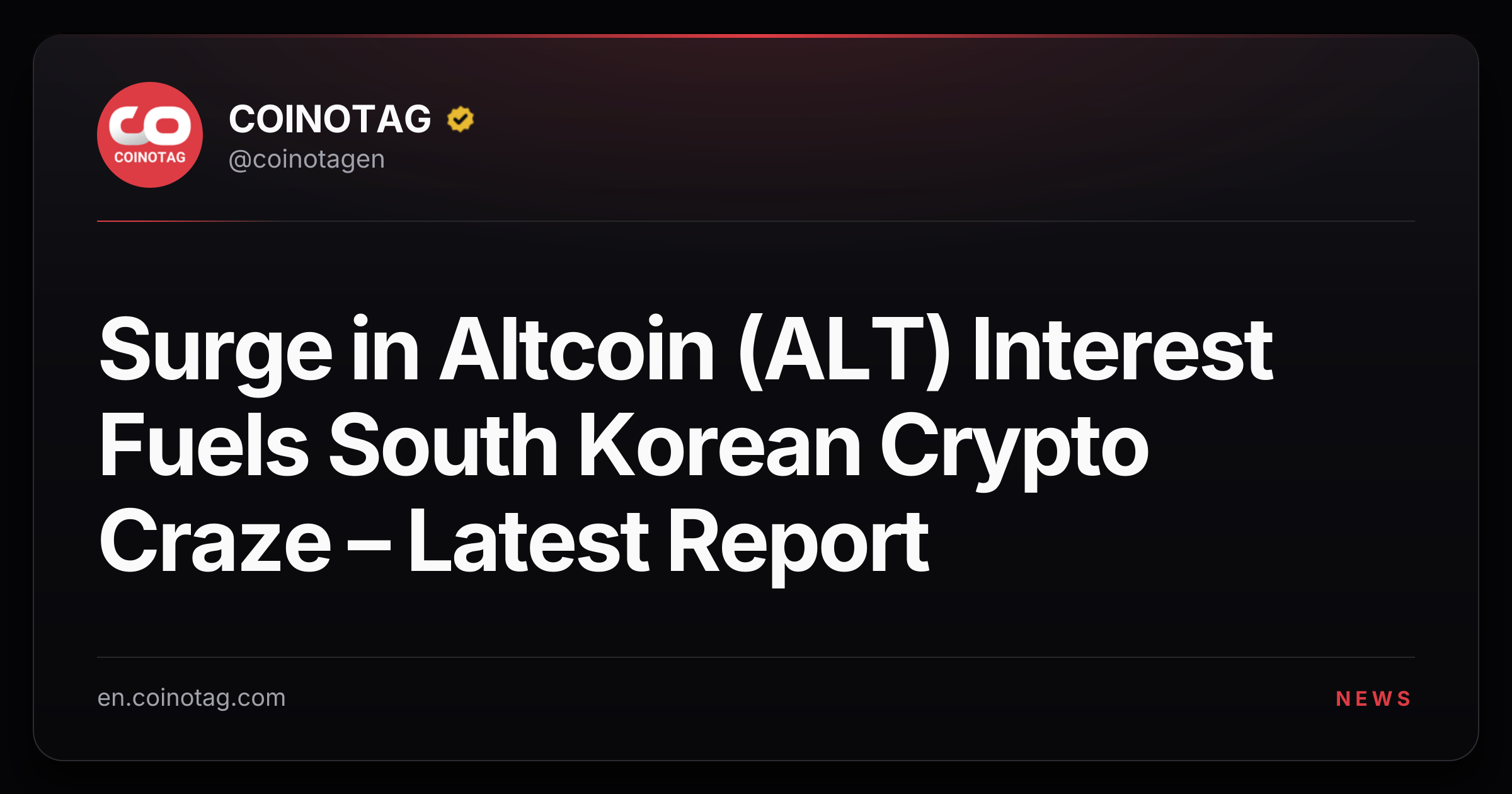 Surge in Altcoin (ALT) Interest Fuels South Korean Crypto Craze – Latest Report