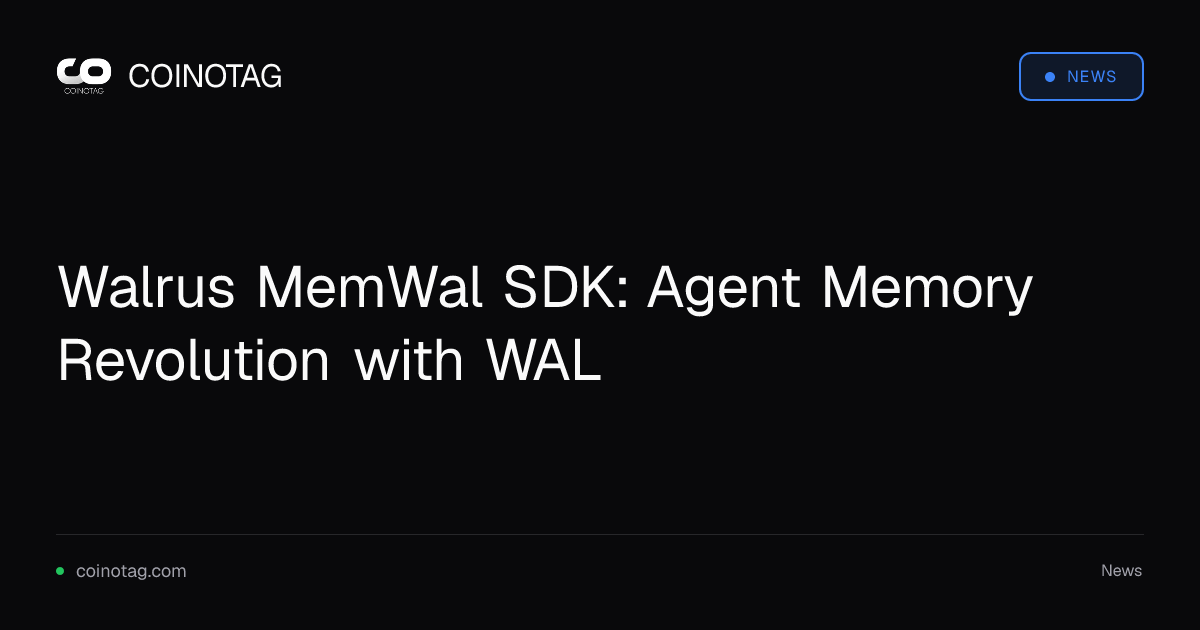 Walrus MemWal SDK: Agent Memory Revolution with WAL