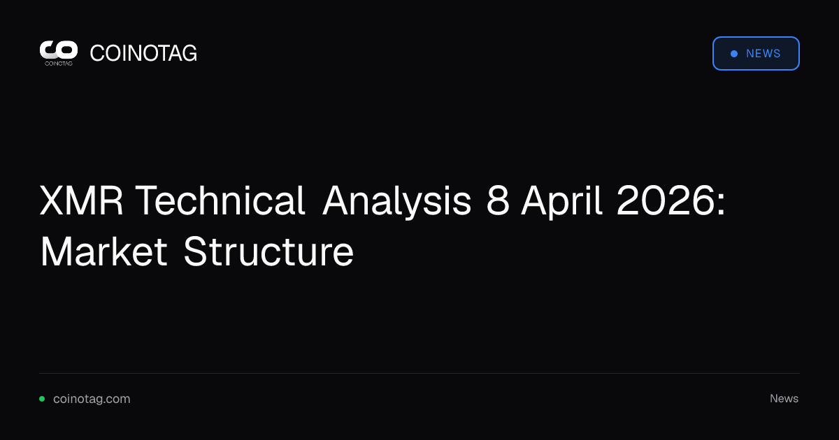 XMR Technical Analysis 8 April 2026: Market Structure