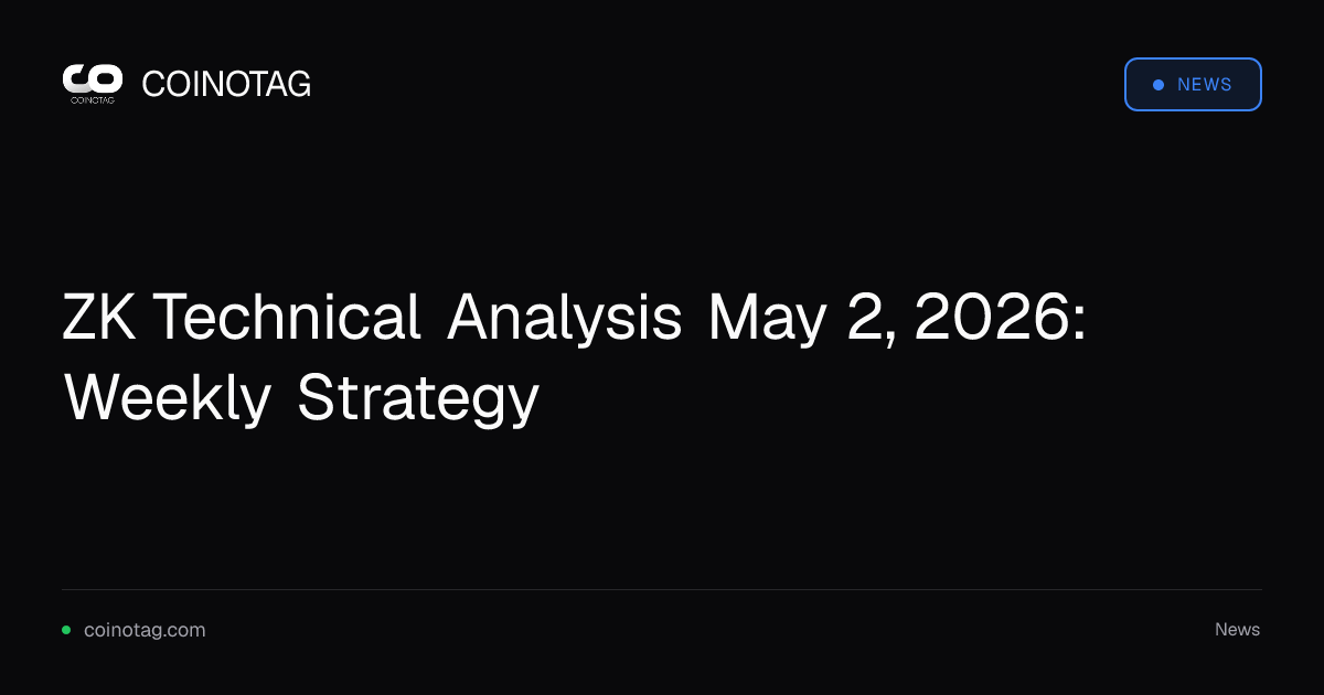 ZK Technical Analysis May 2, 2026: Weekly Strategy