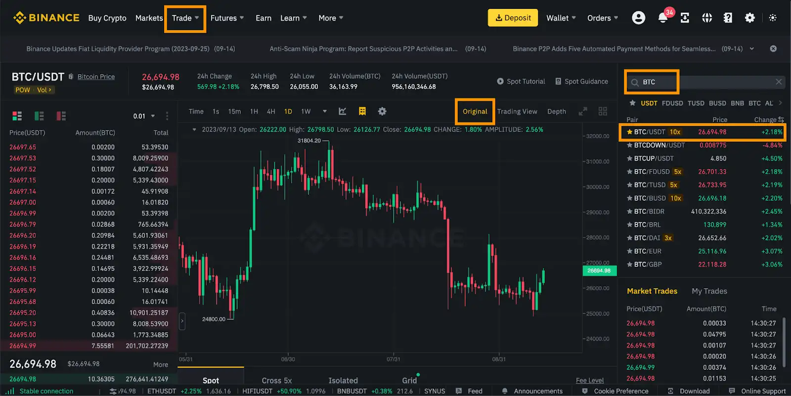 Binance Trading Basics