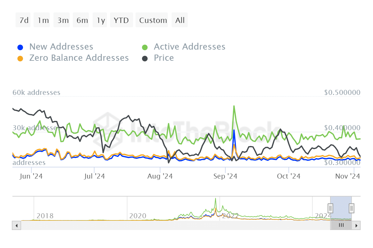 ADA Transaction Volume Overview