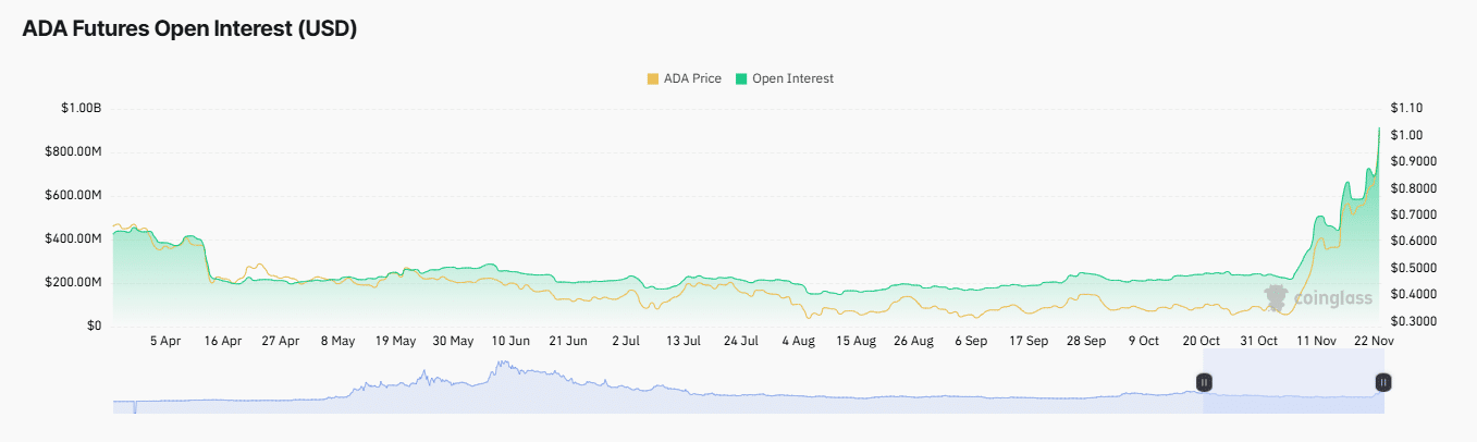 ADA Derivative Market Overview