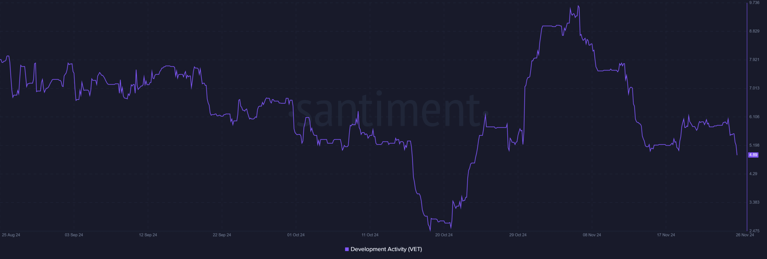 VeChain development activity