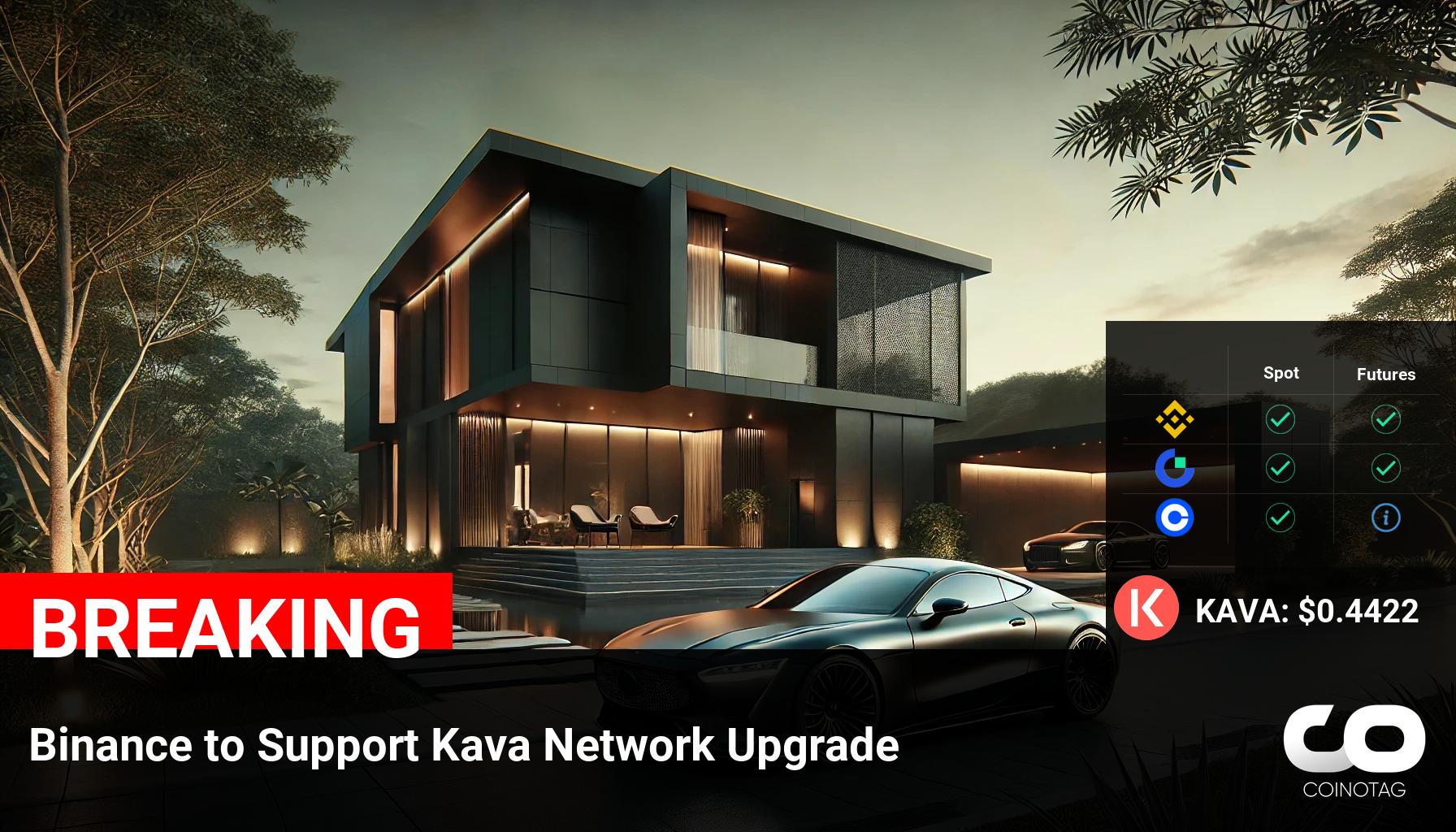 Binance Ready to Facilitate Kava Network Upgrade for KAVA (KAVA) Coin at $0.4422 logo