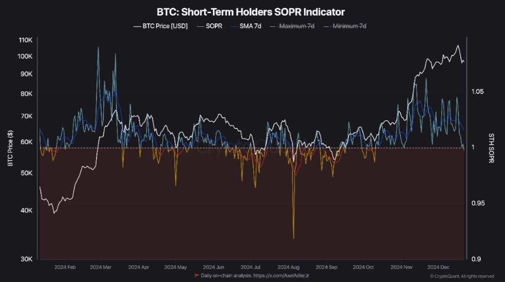 Bitcoin Short-Term Holder Chart