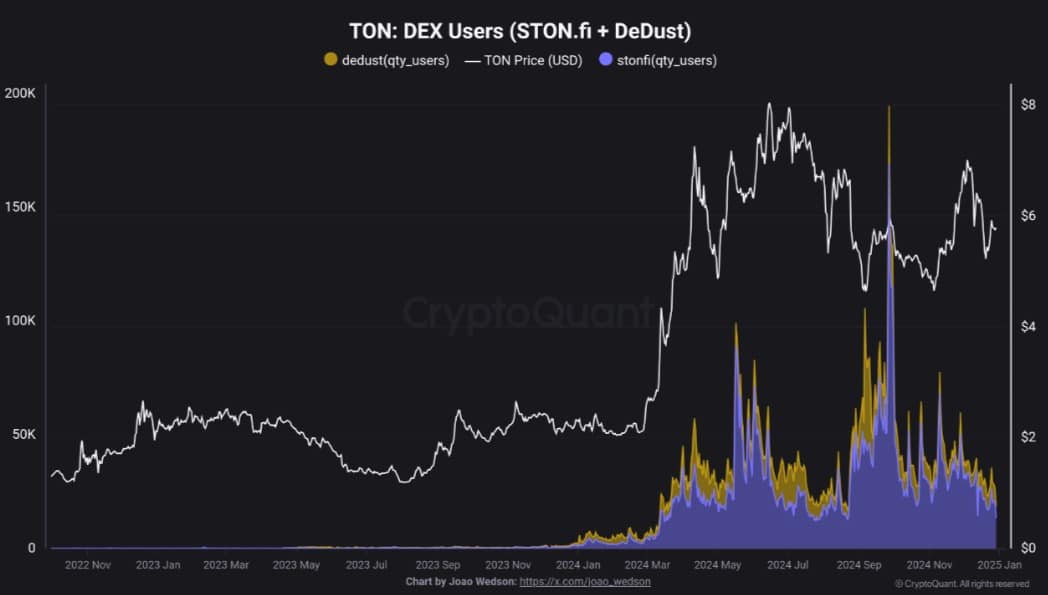 Ton DEX Kullanıcıları