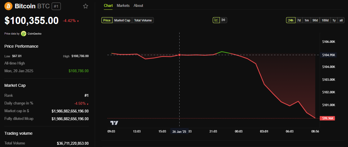 BTC Fiyat Performansı