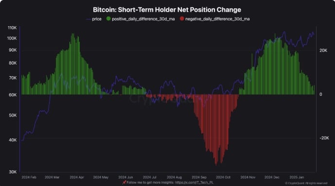 Bitcoin Kısa Vadeli Sahipleri