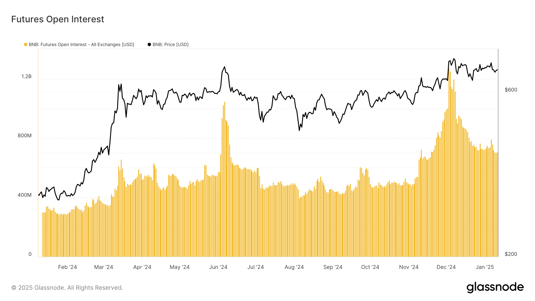 BNB open interest