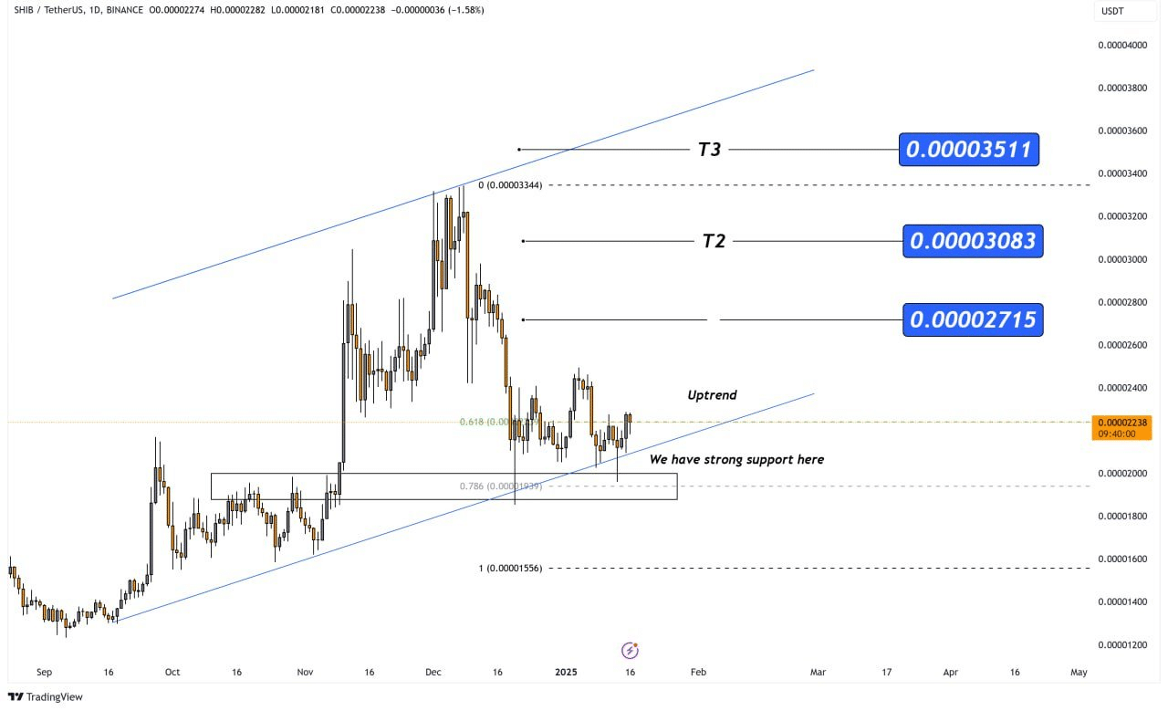 SHIB Price Chart