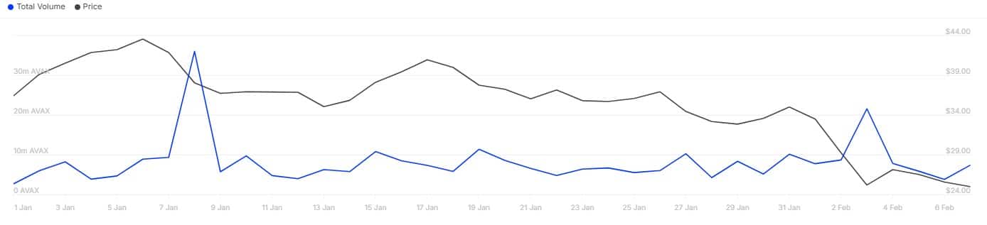 AVAX Large Transactions Data