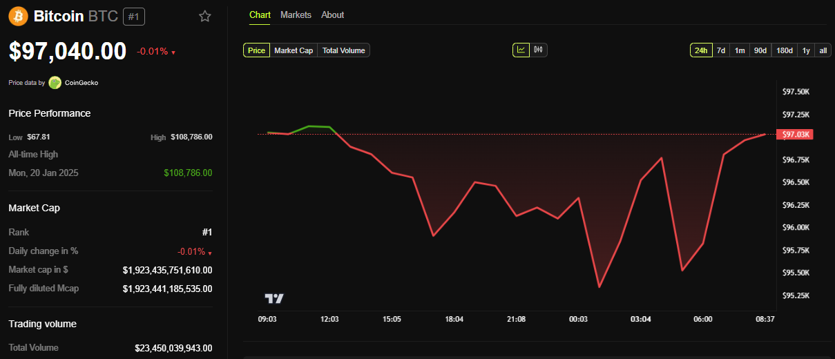 BTC Fiyat Performansı