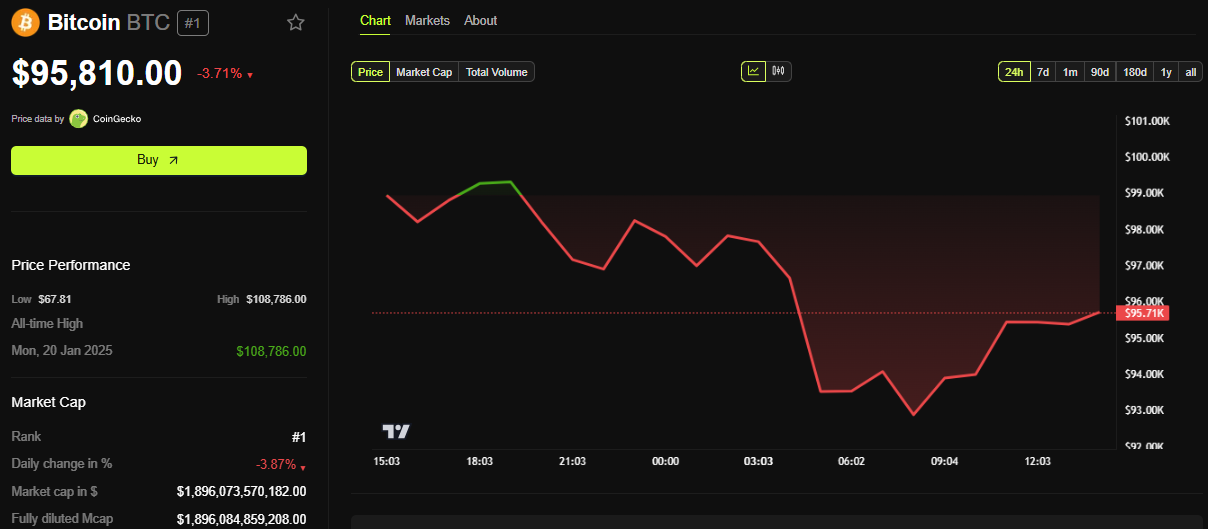 BTC Fiyat Performansı