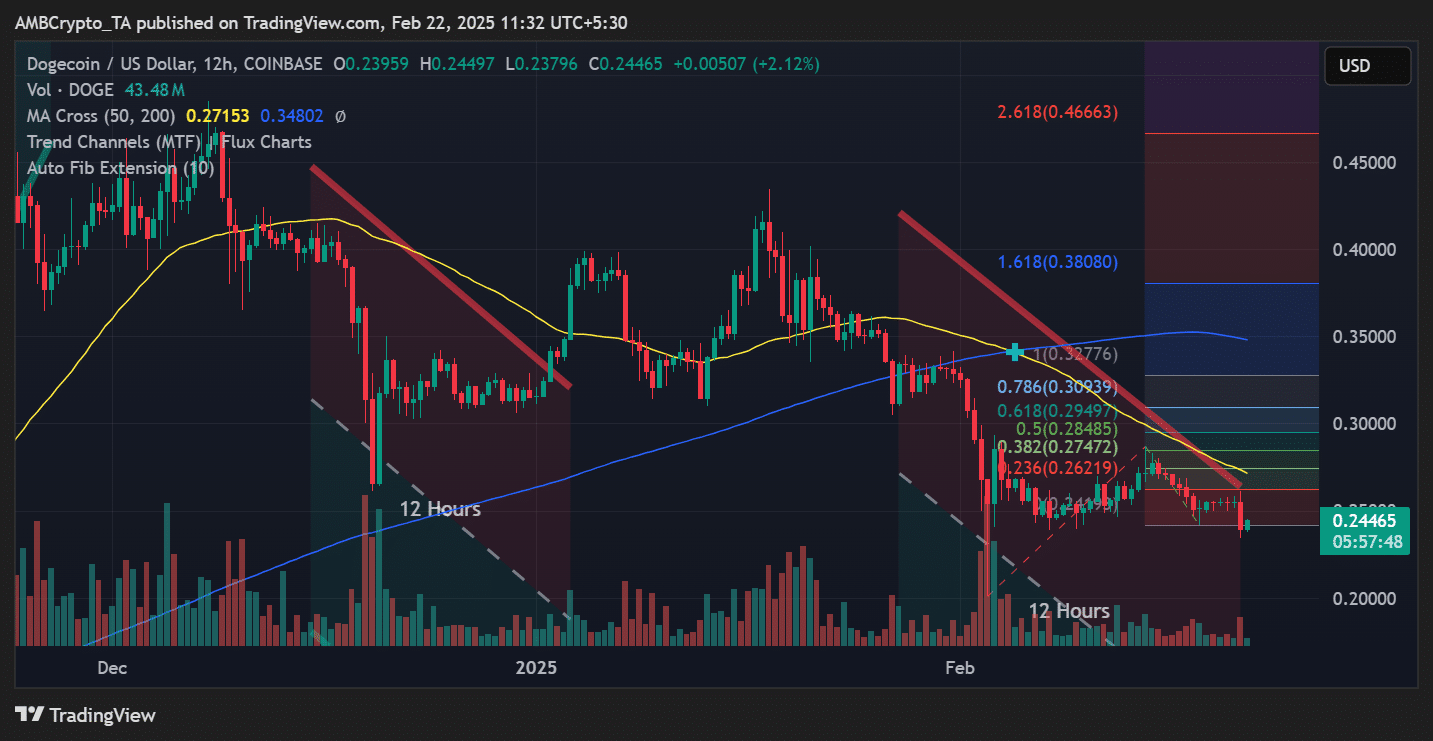 Dogecoin fiyat trendi