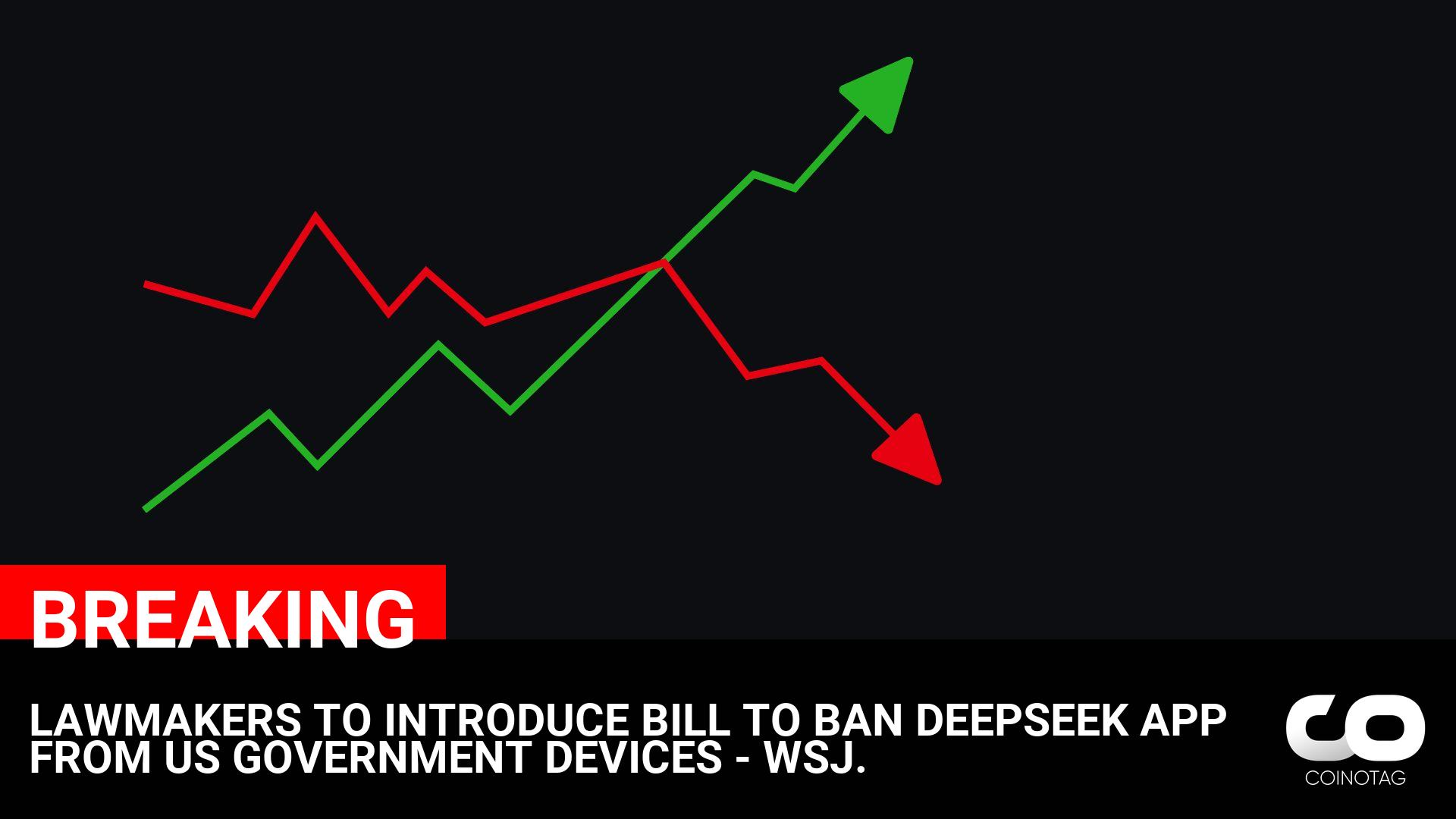 Proposed Bill to Ban Deepseek App from US Government Devices Sparks Cryptocurrency Industry Concerns – WSJ Report