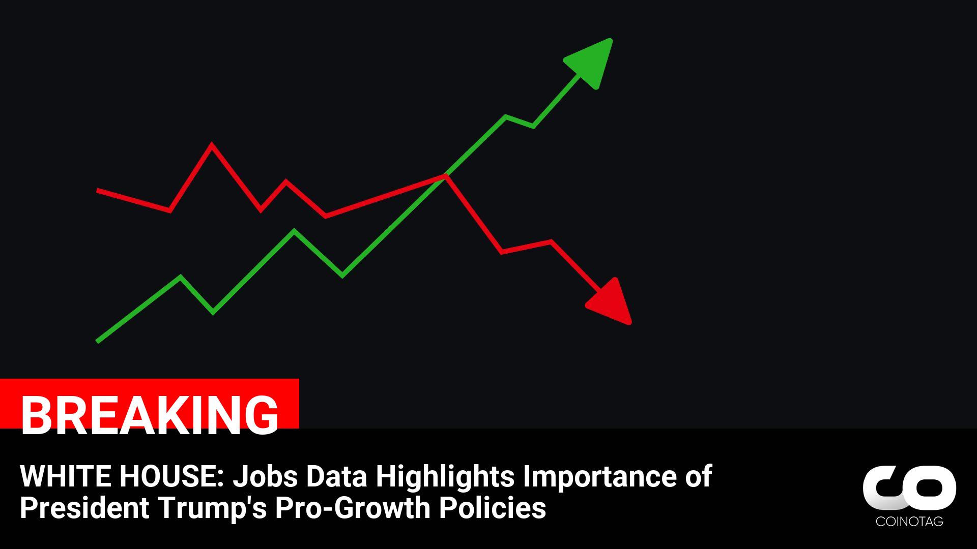 White House Jobs Data Emphasizes Impact of President Trump’s Pro-Growth Policies on Cryptocurrency Markets