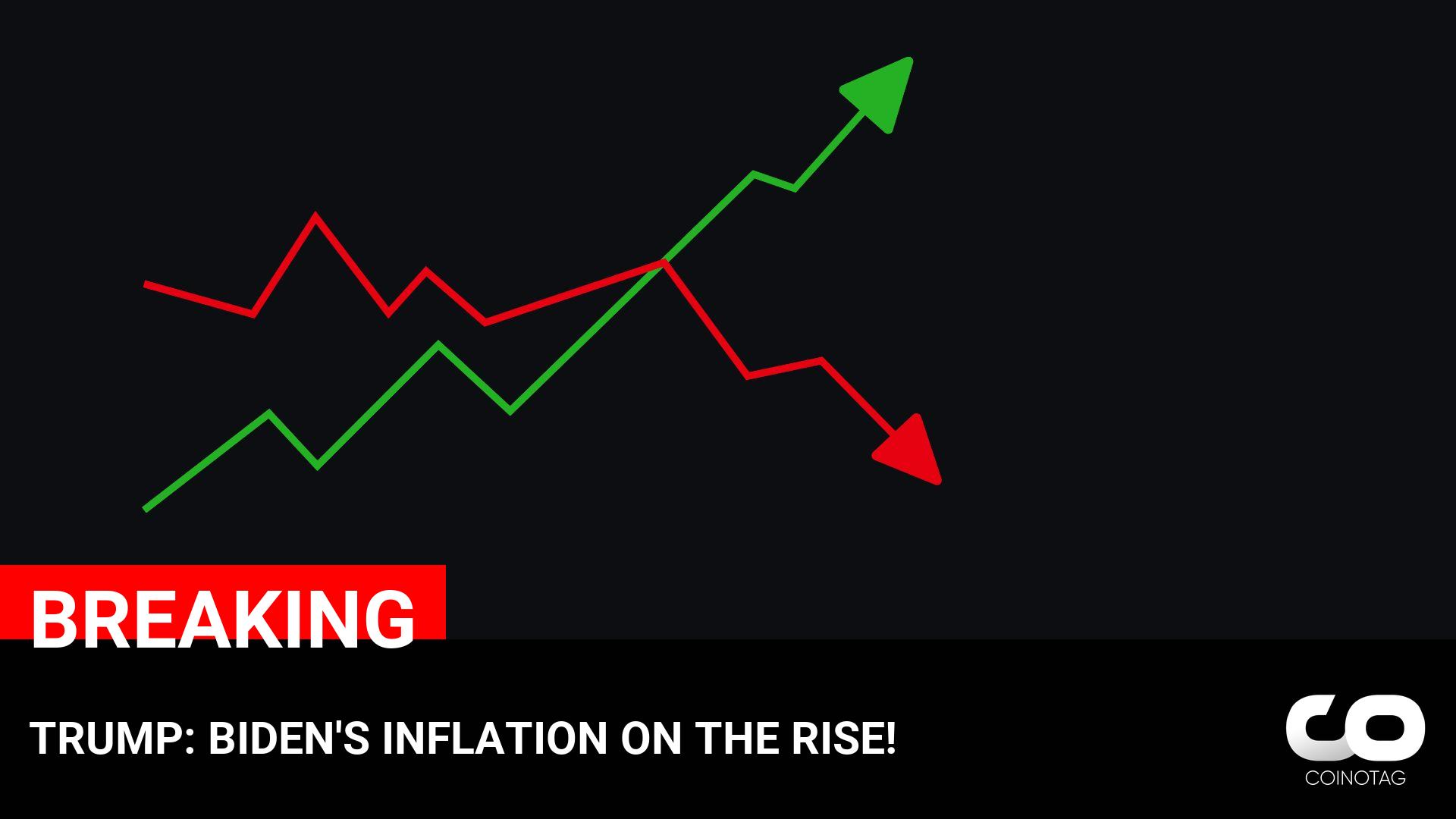 Trump Points to Biden’s Rising Inflation in Latest Cryptocurrency News Update