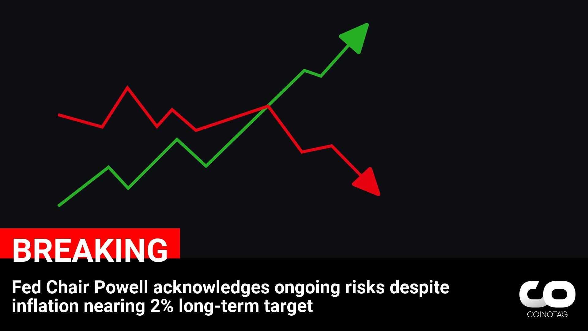 Fed Chair Powell Recognizes Continuing Risks as Inflation Nears 2% Long-term Target