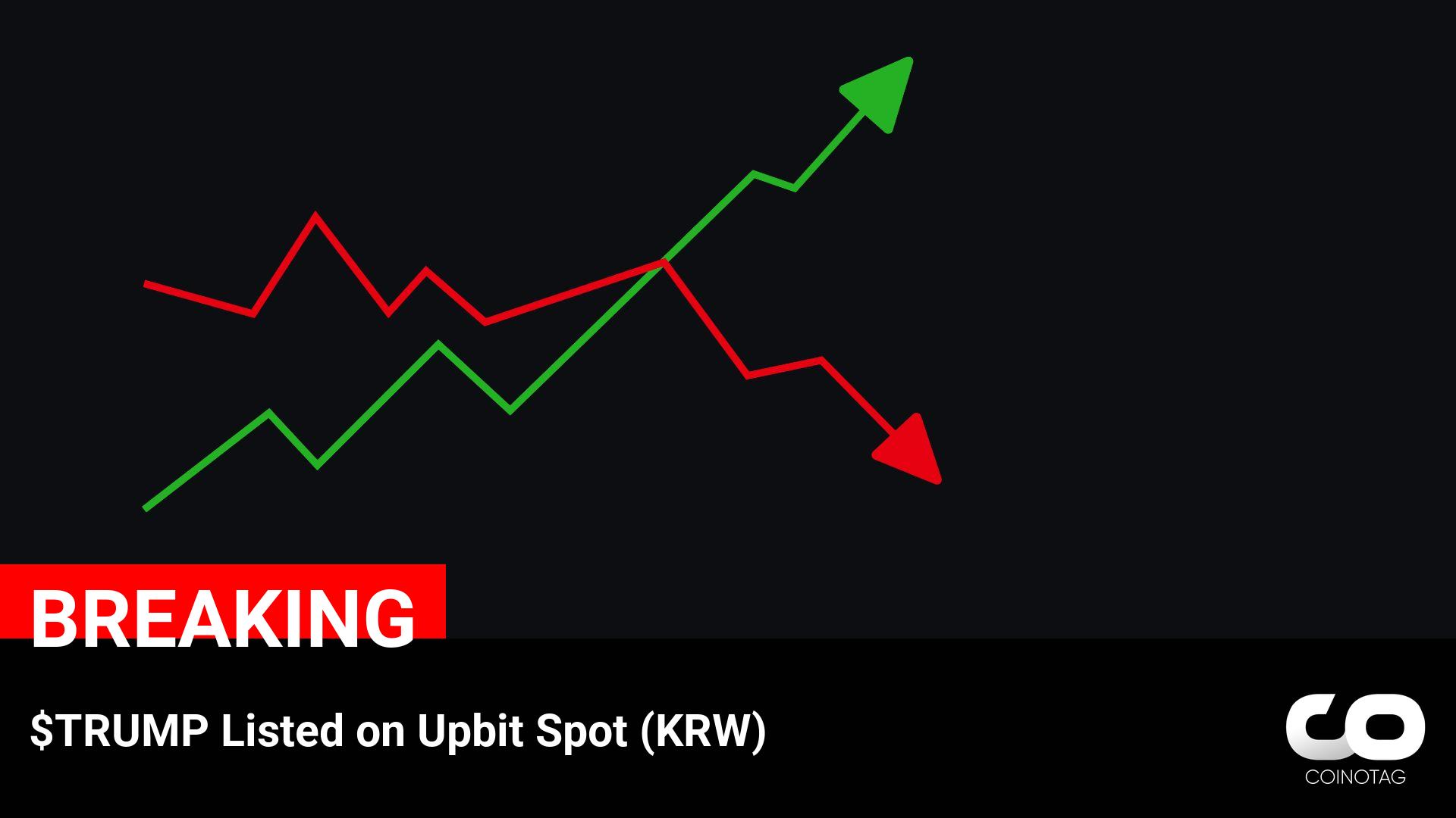 $TRUMP Cryptocurrency Now Available on Upbit Spot (KRW) Exchange