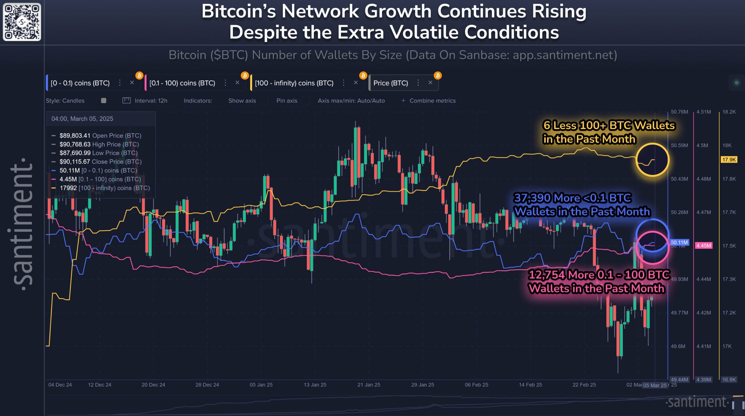 BTC network growth